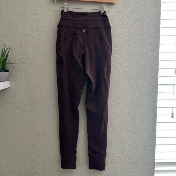 Aerie OFFLINE Warmup Brown Pocket Legging  Size Small Hiker Chic Athleisure - Picture 3 of 8